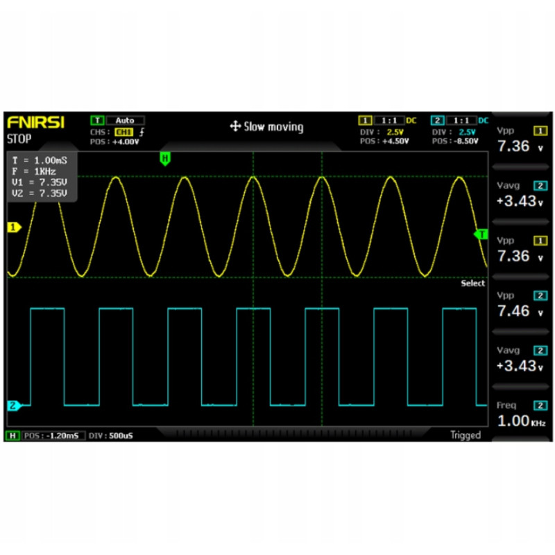 Oscyloskop FNIRSI 1014D 2CH 100MHz 1GSa/s | Avifly