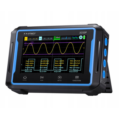 FNIRSI 2C53P Oscyloskop 3w1 Multimetr Generator Sygnału 50MHz