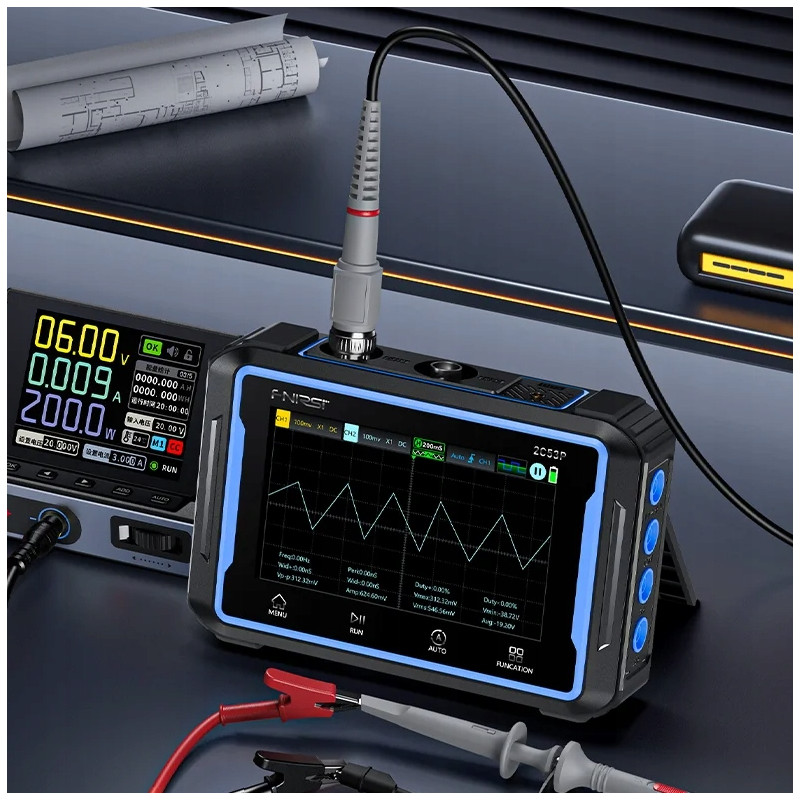 Oscyloskop FNIRSI 2C53P 50MHz 3w1 | Avifly