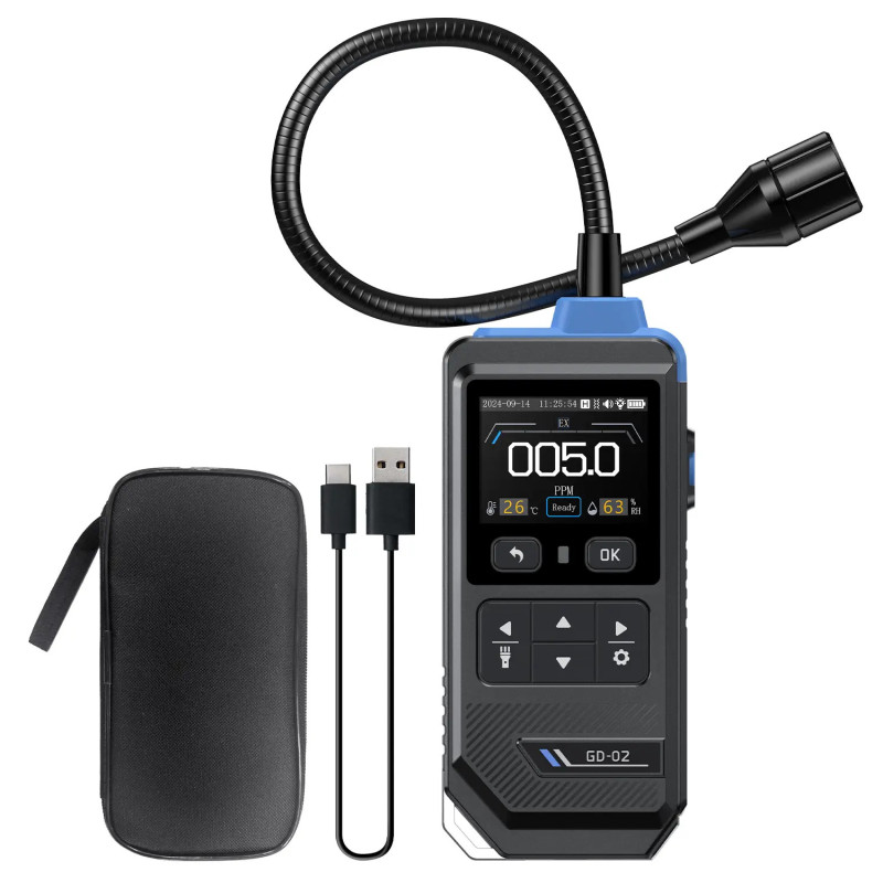 Fnirsi GD‑02 – Combustible Gas Leak Detector with Probe