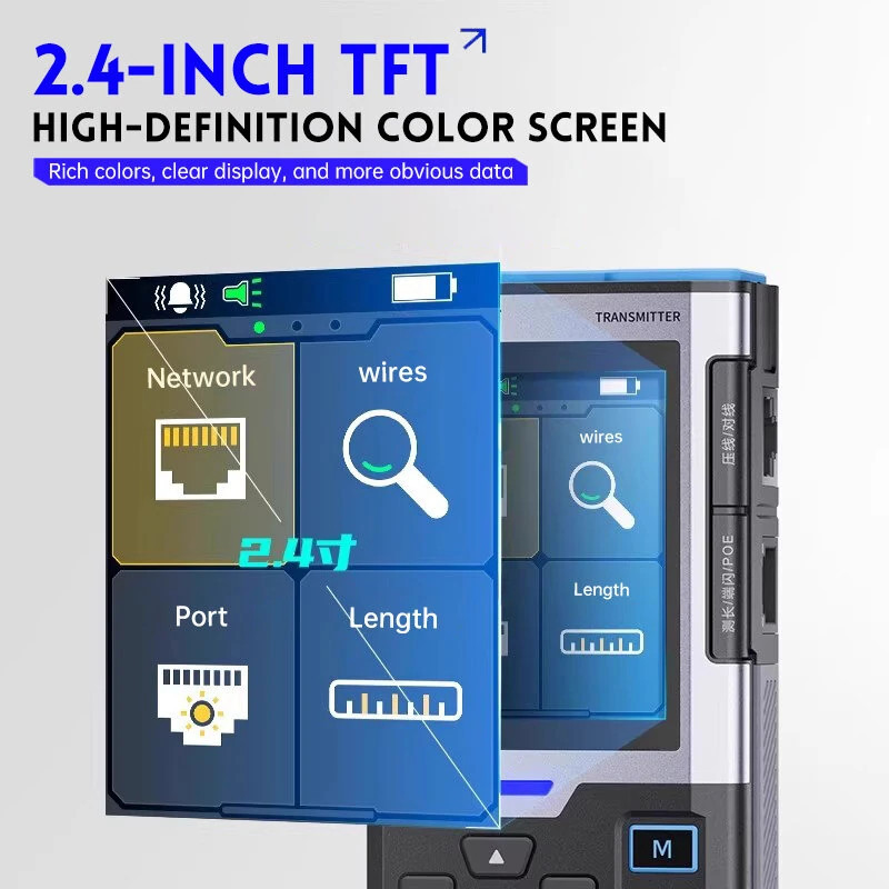 Tester Kabli FNIRSI LPM-10A LAN PoE NCV | Avifly