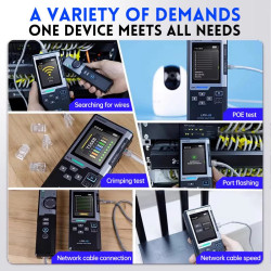 Fnirsi LPM‑10A – 10‑in‑1 Cable Tester & Line Locator