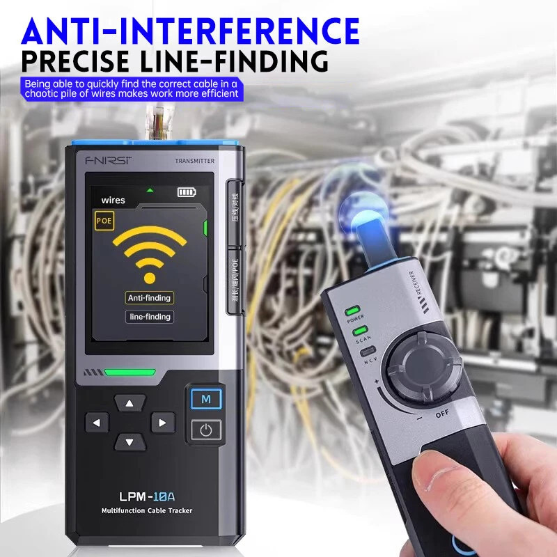Tester Kabli FNIRSI LPM-10A LAN PoE NCV | Avifly