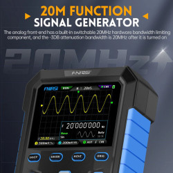 Fnirsi DPOX180H – oscyloskop cyfrowy 180 MHz + generator DDS (2‑in‑1)