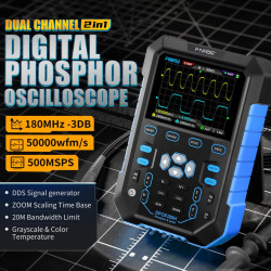 Fnirsi DPOX180H – oscyloskop cyfrowy 180 MHz + generator DDS (2‑in‑1)