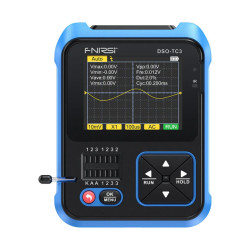 Fnirsi DSO‑TC3 – oscyloskop 500 kHz + generator + tester komponentów (