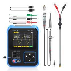 Fnirsi DSO‑TC3 – oscyloskop 500 kHz + generator + tester komponentów (