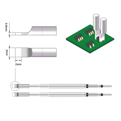 Soldering Tips for Sequre HT-140 - 2 Pieces HT140-3.0FS, HT140-5.0FS