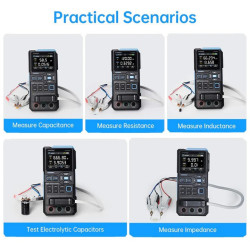 100 kHz LCR meter with smart sorting mode