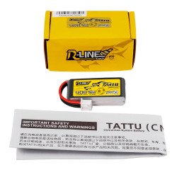 Tattu 400mAh 2S 30C LiPo JST-XHR - Lekki Akumulator do Drone Soccer