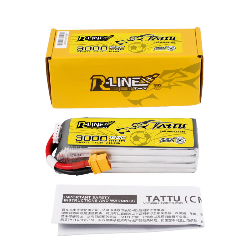 Tattu 3000mAh 4S 120C LiPo XT60 - Wysoka Moc do UAV i FPV