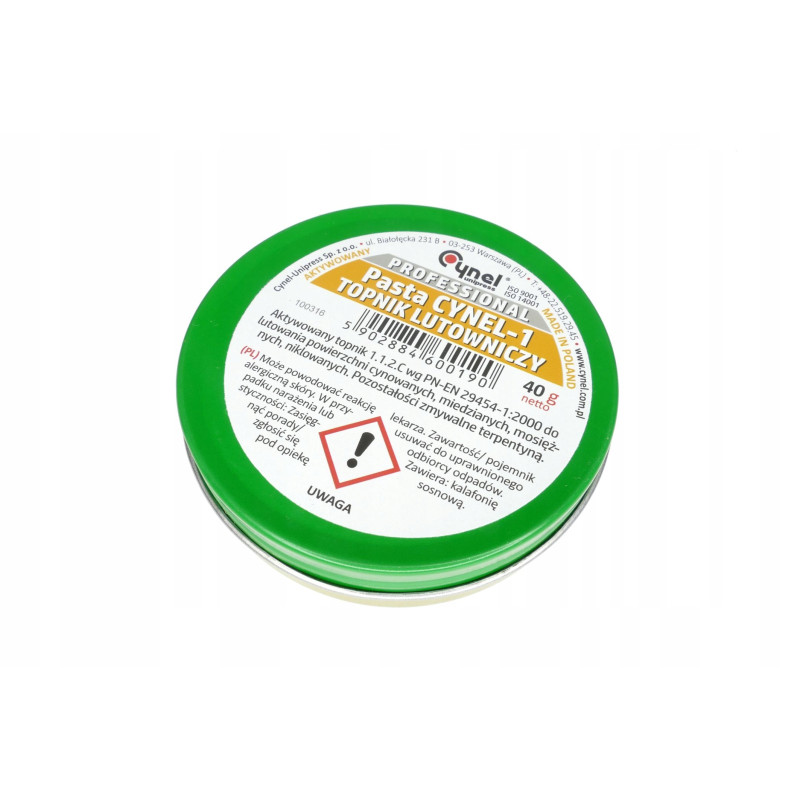 Pasta lutownicza Cynel Cynel-1 40 g Topnik