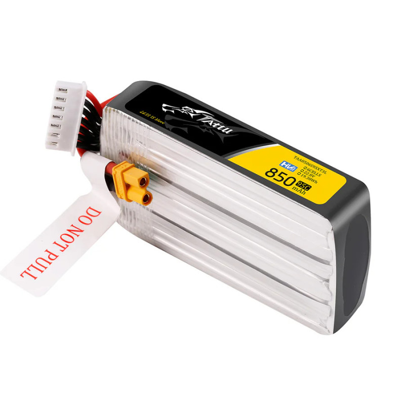 Tattu R-Line 850mAh 6S 95C LiPo XT30 - Długi pakiet do FPV