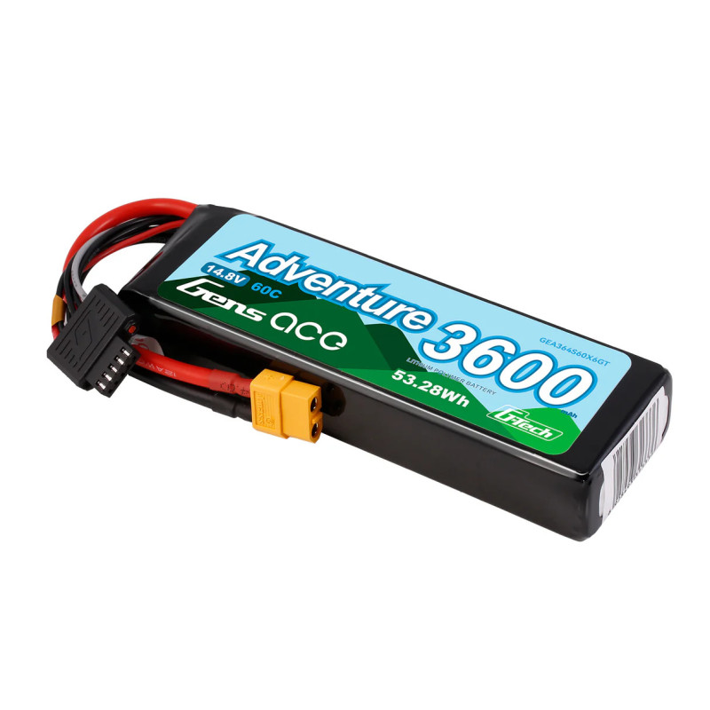 Gens ace G-Tech Adventure 3600mAh 4S 60C LiPo - Akumulator RC