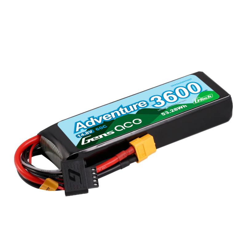 Gens ace G-Tech Adventure 3600mAh 4S 60C LiPo - Akumulator RC