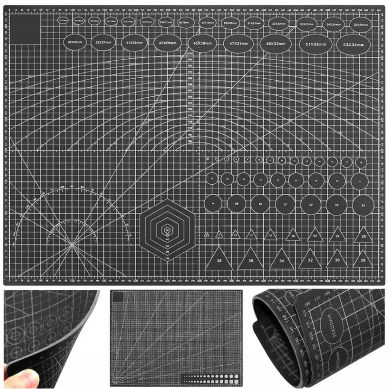 Mata do cięcia samogojąca dwustronna A2 600×450 mm – PVC