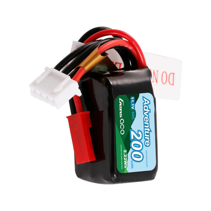 Gens ace 200mAh 3S 30C LiPo JST-SYP - Lekki akumulator do RC