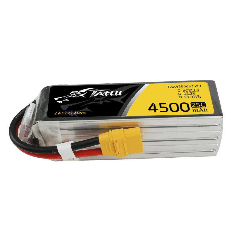 Tattu 4500mAh 6S 25C LiPo XT90 - Akumulator do śmigłowca 600
