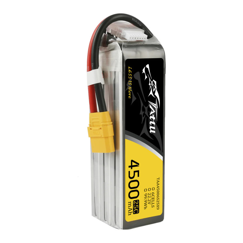 Tattu 4500mAh 6S 25C LiPo XT90 - Akumulator do śmigłowca 600