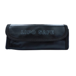 Torba ochronna Lipo Safe 195×75×75 mm czarna – bezpieczeństwo akumulatorów LiPo