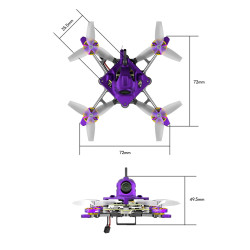 Flywoo Firefly 16/18 1S Nano Baby V3 HDZero ELRS – Tiny Whoop