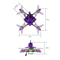 Flywoo Firefly 16/18 1S Nano Baby V3 Walksnail ELRS – Tiny Whoop