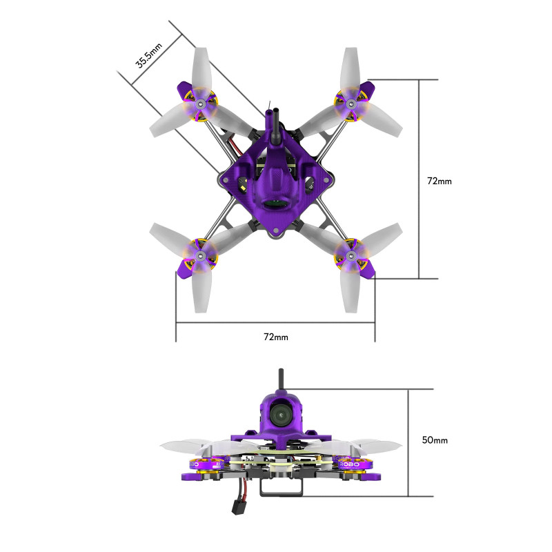 Flywoo Firefly 16/18 1S Nano Baby V3 Walksnail ELRS – Tiny Whoop