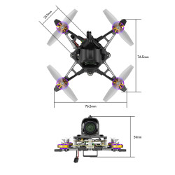Flywoo Firefly18 1S Nano Baby V3 O4 ELRS 2,4 GHz – Tiny Drone