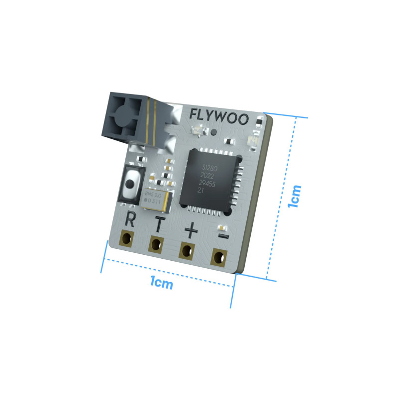 ELRS 2.4 GHz TCXO Receiver EL24E / EL24P 0.44 g – Flywoo