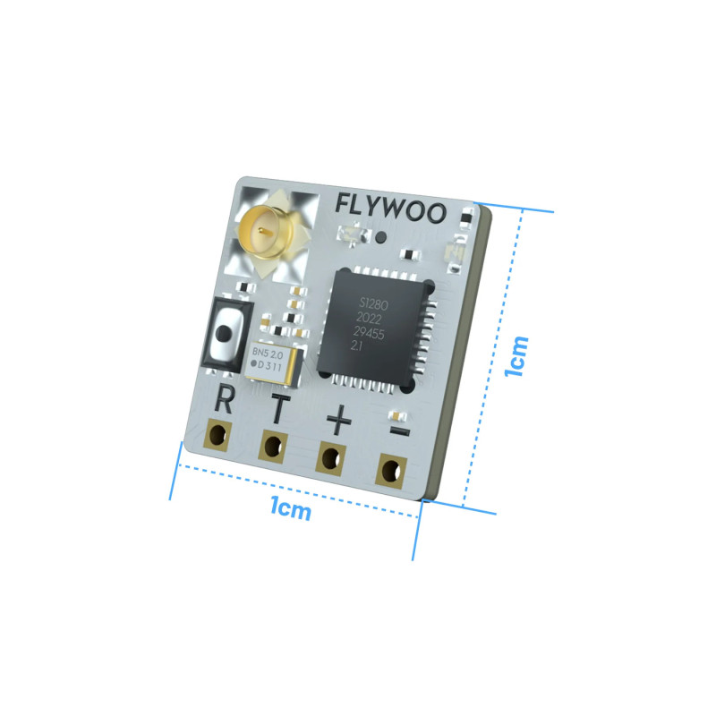 Odbiornik ELRS 2.4 GHz TCXO EL24E / EL24P 0,44 g – Flywoo