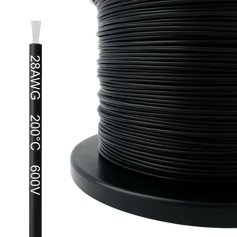 Przewód silikonowy Amass 28AWG – 1m, 8 kolorów