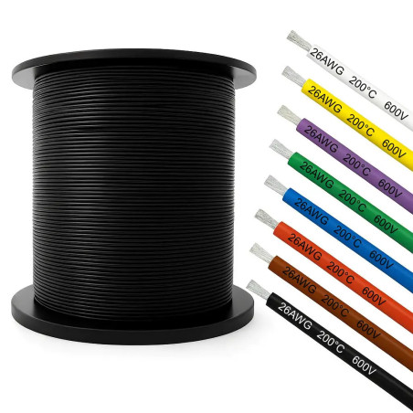 Przewód silikonowy Amass 26AWG – elastyczny wielożyłowy kabel
