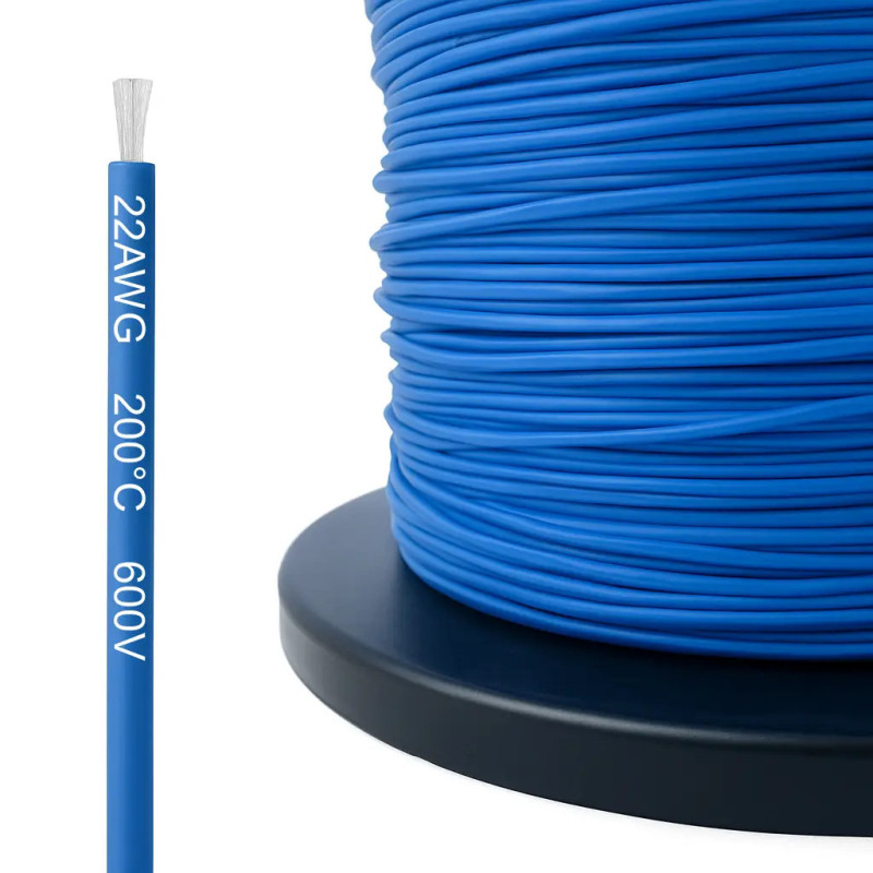 Przewód silikonowy Amass 22AWG – 1m, 8 kolorów