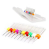 Precision drill bits for PCB laminates, plastics, modeling