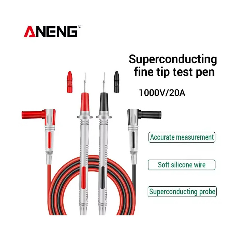 ANENG PT2020 Test Leads – 110 cm, 1000V 20A