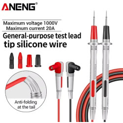 ANENG PT2020 Test Leads – 110 cm, 1000V 20A