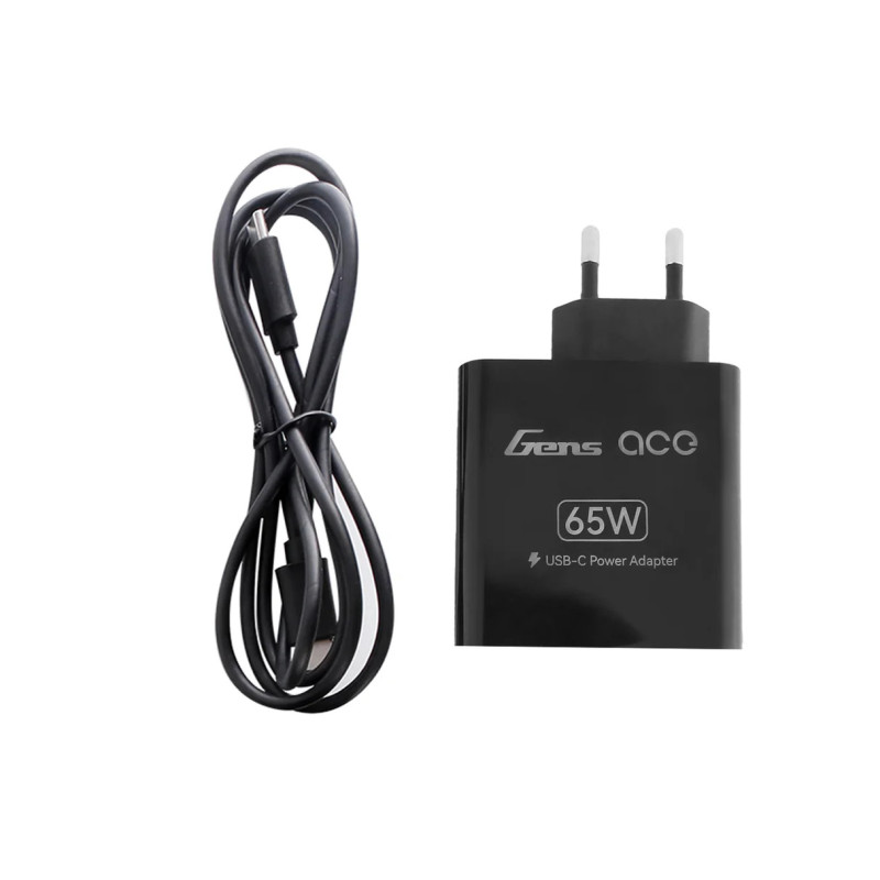 Zasilacz Gens Ace 65W EU - Adapter do ładowarek RC