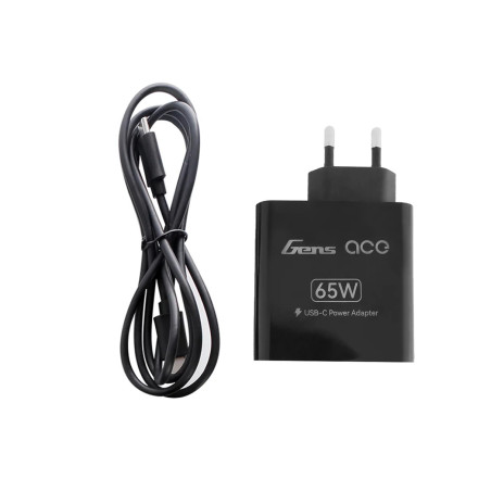 Zasilacz Gens Ace 65W EU - Adapter do ładowarek RC