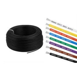 Przewód silikonowy Amass 18AWG 0,82mm² – zestaw 8 kolorów, elastyczny