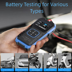 BTM-24 battery health tester with charging and load test