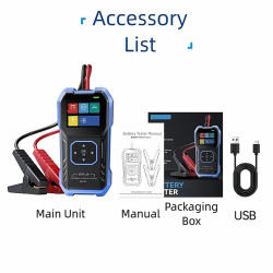 FNIRSI® BTM-24 Battery Tester – 12V/24V Car & EV Diagnostic Tool
