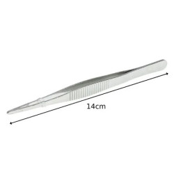 Pęseta 14 cm – zestaw 10 sztuk, pinceta serwisowa/laboratoryjna