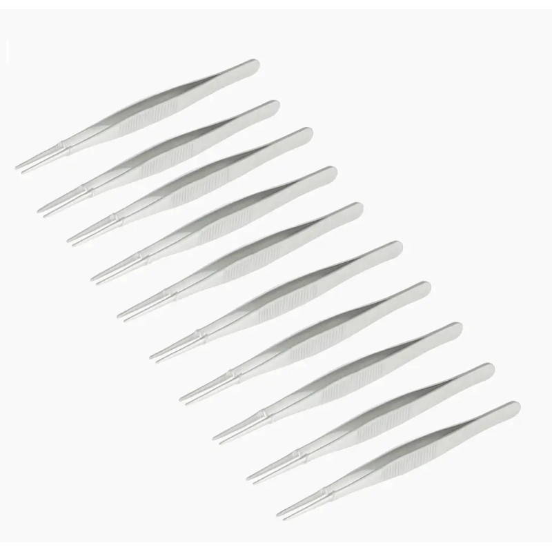 Serwis/Laboratorium Tweezer 14 cm – Zestaw 10 Stali Nierdzewnej Serwis/Laboratorium Tweezer 14 cm – Zestaw 10 Stali Nierdzewnej