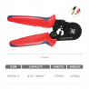HSC8 6-4 Crimping Tool 0.25–10 mm² + 1200 Wire Ferrules Kit