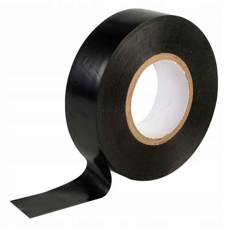 Black Electrical Insulation Tape 19 mm × 20 m – 10 Rolls