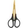 Curved modeling scissors for electronics and DIY projects