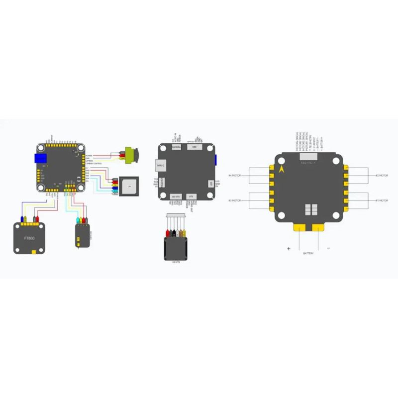 Velox V70A SE ESC with AM32 firmware and AT32F421 MCU