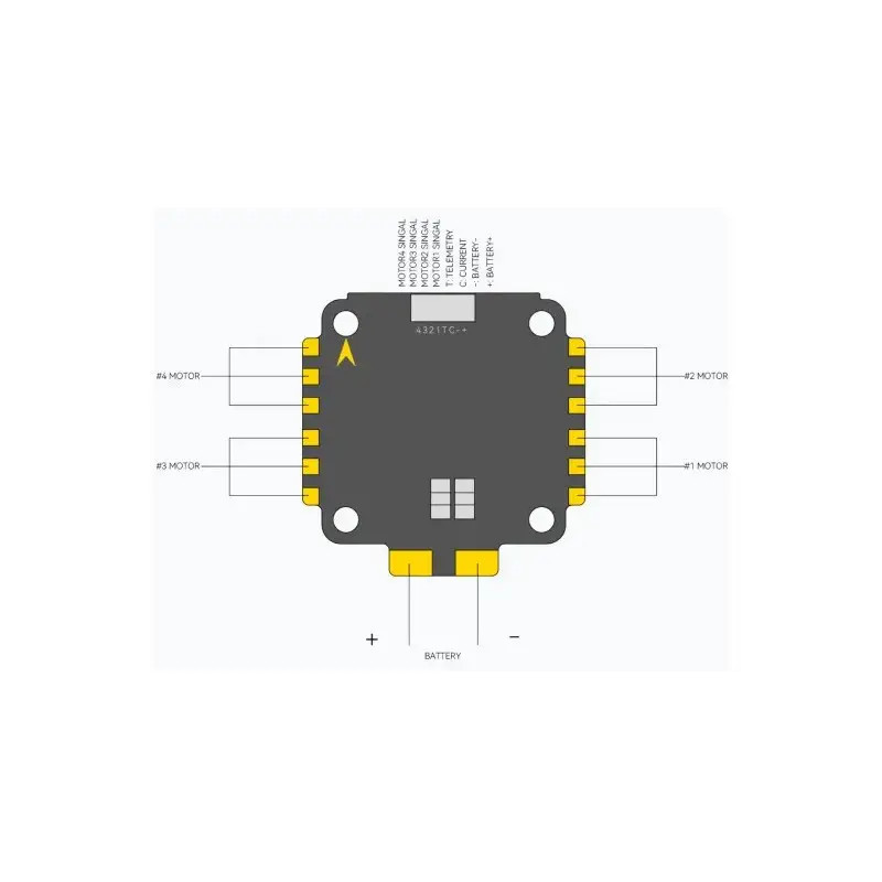 T-Motor V70A SE 70A 4in1 ESC – compact lightweight design