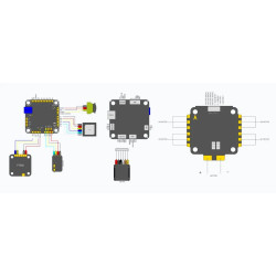 T-Motor Velox F7 SE + V70A SE 8S Stack – Flight Controller + 70A 4in1