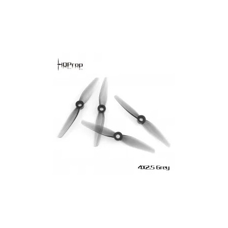 HQProp 4x2.5 4 inch 2-Blade Propellers Grey Polycarbonate
